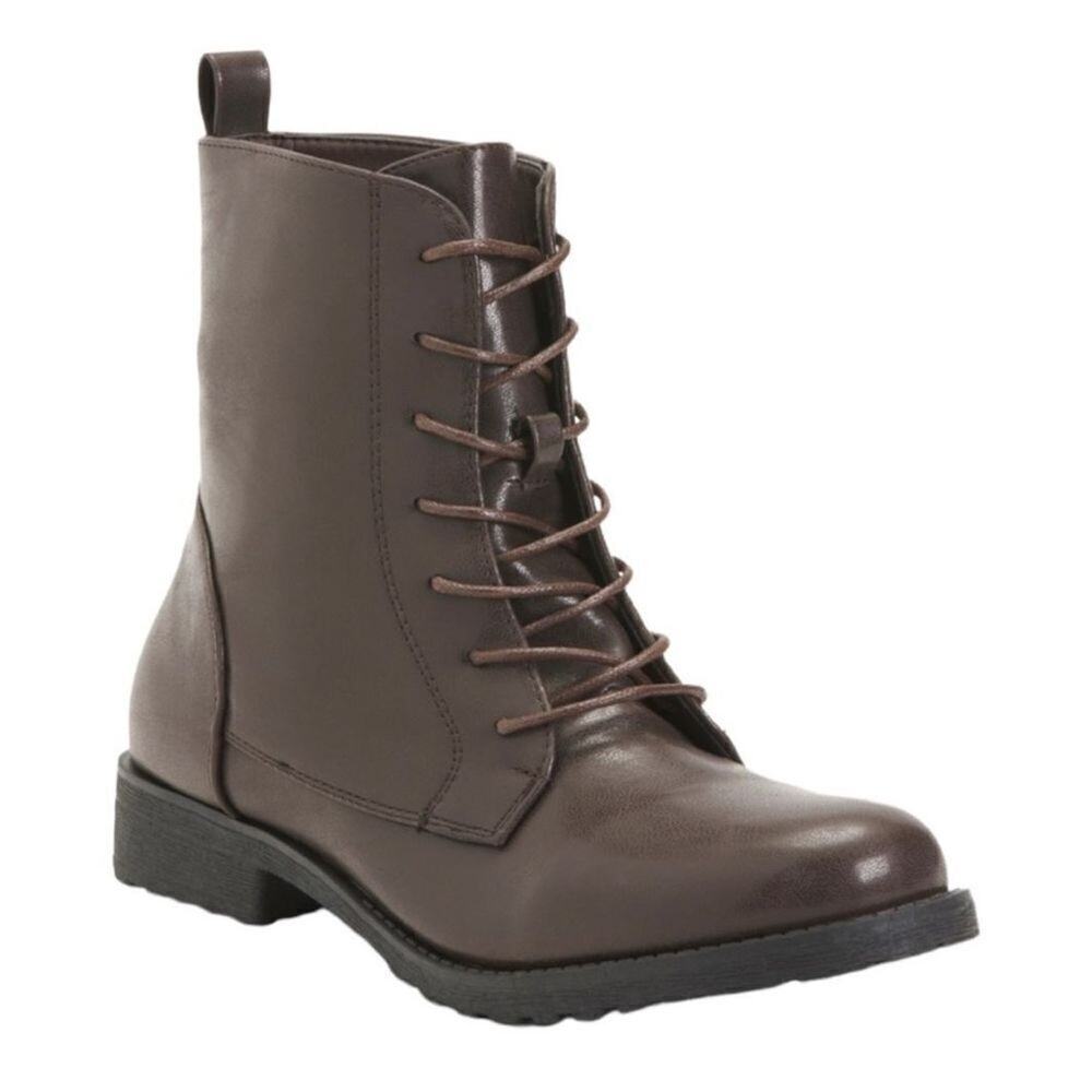 Catherine Malandrino Booney Vegan Leather Lace Up‎  Combat Boots Size 9 New